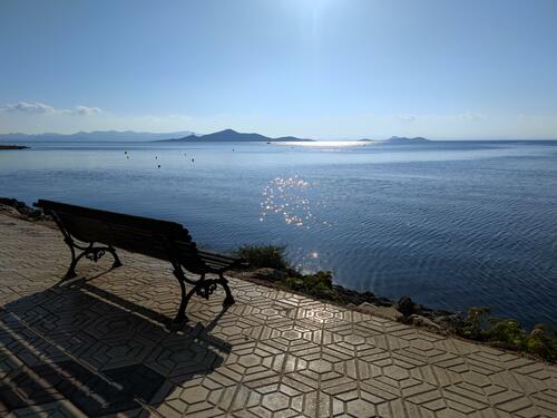 Bench overlooking Mar Menor